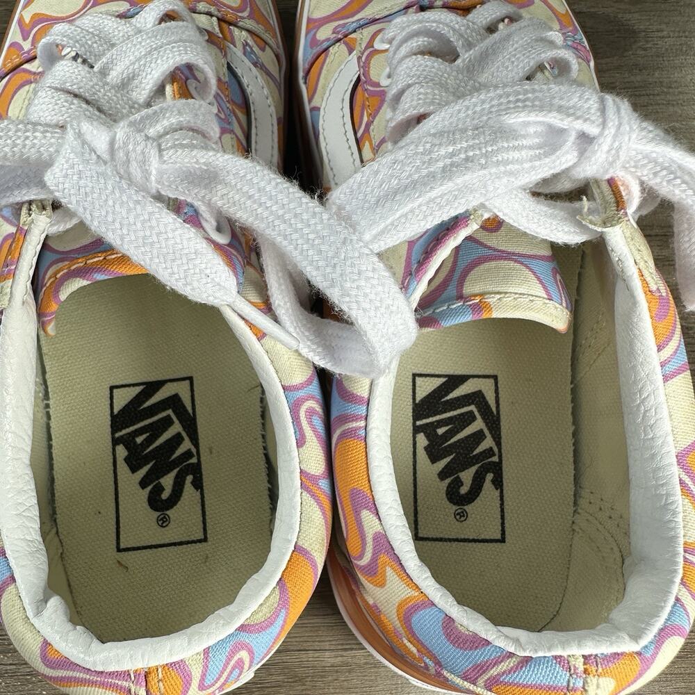 Vans Old Skool Stacked UV Activated Peace Sign Platform Sneakers Women's SZ 7 - Picture 11 of 11